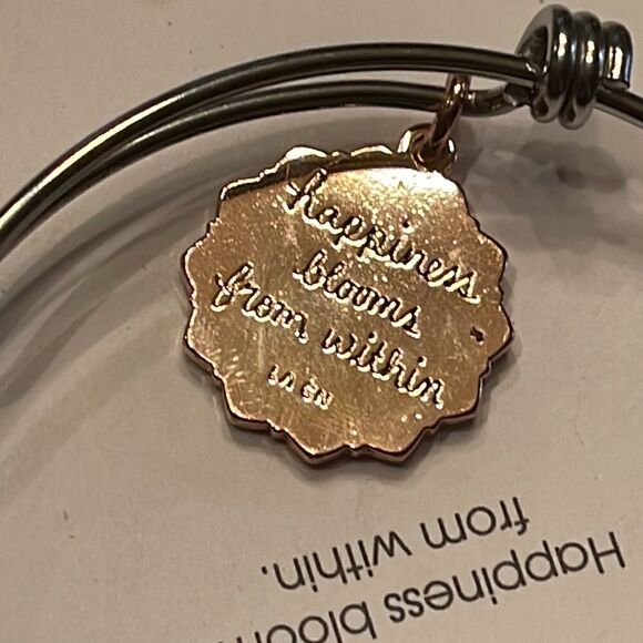 Unwritten Happiness Bangle Bracelet. - Picture 3 of 13